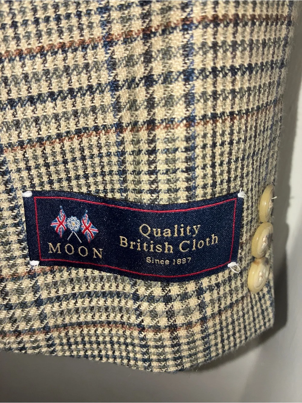 J. Crew Glen Plaid Sport Coat in Tan & Brown NWT